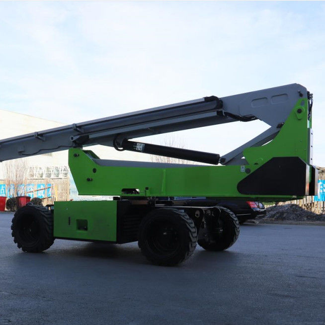 14m Platform Height Diesel Telescopic Boom Lift Weight 7500Kg