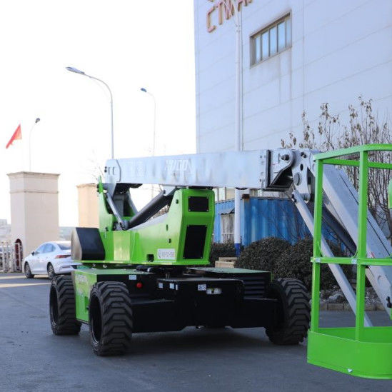 26m Working Height Electrical Telescopic Boom Lift AWP 4WD